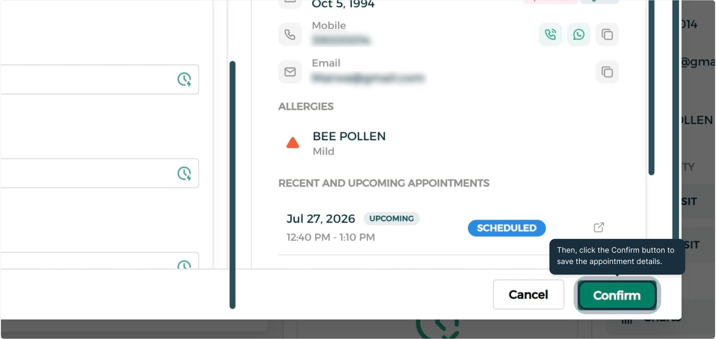 Step 13 - Save Appointment